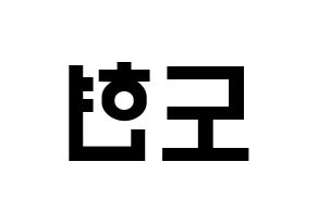KPOP X1(엑스원、エックスワン) 남도현 (ナム・ドヒョン) 名前 応援ボード 作り方 左右反転
