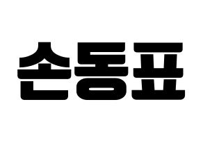 KPOP X1(엑스원、エックスワン) 손동표 (ソン・ドンピョ) コンサート用　応援ボード・うちわ　韓国語/ハングル文字型紙 通常